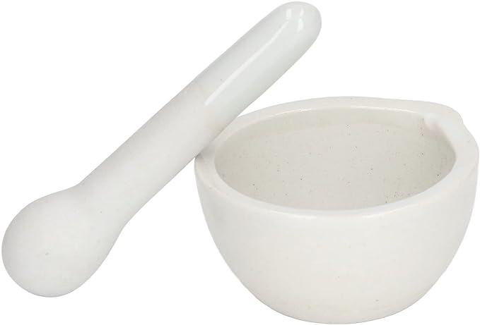 Mortar Pestle Set, Compact Size 10 Set Seed Grinding Bowl 60ml Durable Capacity for Pharmacy Kitchen - BeesActive Australia