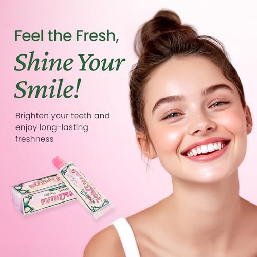 EUTHYMOL Whitening Toothpaste Travel Set, 2 Weeks Stain Removal | 1.4floz*3