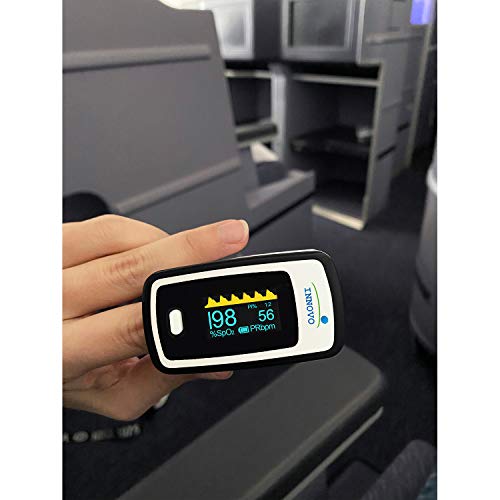 Innovo Deluxe iP900AP Fingertip Pulse Oximeter Blood Oxygen Saturation Monitor with Alarm, Plethysmograph and Perfusion Index without Bluetooth