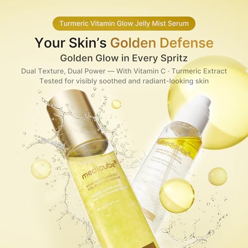 medicube Jelly Mist Serum with Kojic Acid Turmeric, 2.02 fl.oz 2.02 Fl Oz (Pack of 1)