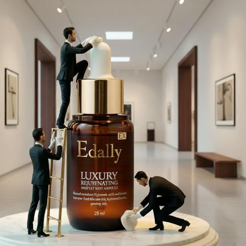 EX Marine Collagen Rejuvenating Ampoule Serum - Premium Korean Facial Skincare with Niacinamide & Hyaluronic Acid for Deep Hydrating & Firming Care [25ml / 0.85 fl.oz]