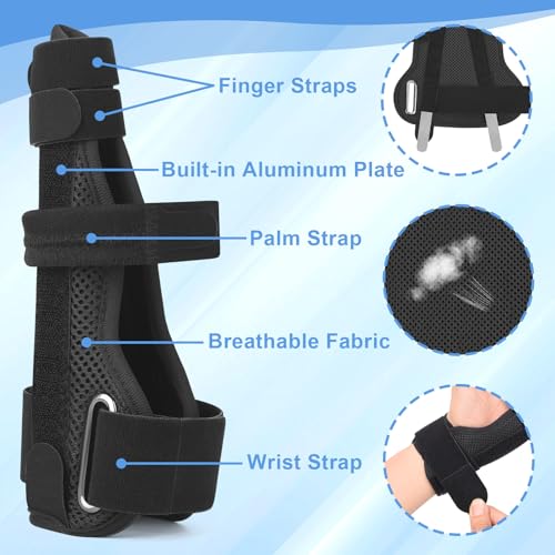 Pinky Finger Splint for Broken Trigger Finger Arthritis Pain Relief, M Medium