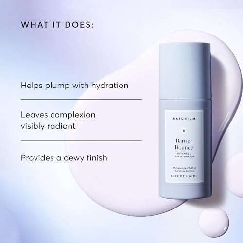 Naturium Barrier Bounce Serum, Plumps & Hydrates Face, Neck & Chest, Hydration Booster & Skin Care with Squalene & Ceramide Complex, 1.7 fl oz 1.7 Fl Oz (Pack of 1)
