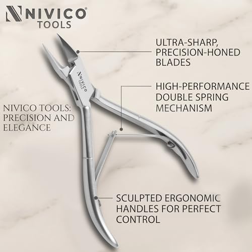 Premium Corner Nipper – Surgical Stainless Steel Ingrown Toenail Clipper & Podiatry Trimmer – Heavy-Duty Angled Blade Cutter for Thick Nails & Pain Relief