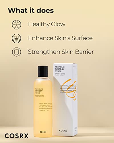 COSRX 72% Propolis Honey Toner, 3X Increase in Moisture Level, 5.07 fl.oz 5.07 fl.oz (Pack of 1)