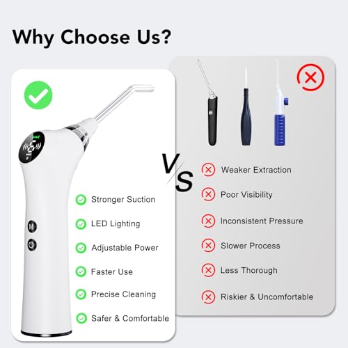 Upgraded Electric Tonsil Stone Remover – High-Precision & Painless Cleaning, Food-Grade Material, 6 Suction Levels | Tonsil Stone Removal Kit with LED Light, Oral Protection & 11 Attachments (Silver) Silver