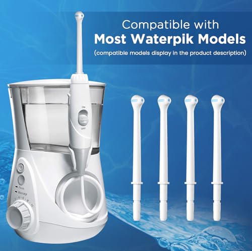 Toothbrush Replacement Heads for Waterpik, and 4PCS Replacement Heads for Waterpik