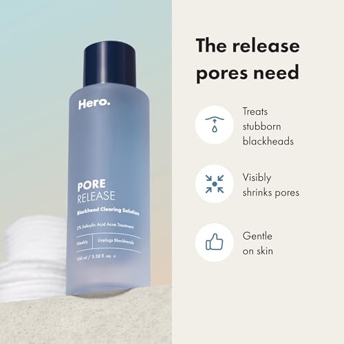 Hero Cosmetics Pore Release Blackhead Clearing Solution, 3.38 Fl Oz 3.38 Fl Oz (Pack of 1)