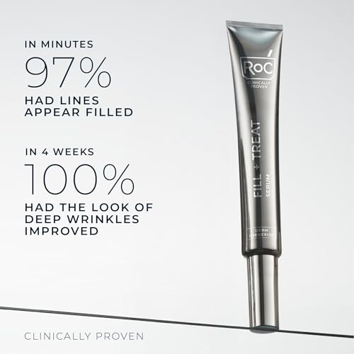 RoC Derm Correxion Fill+Treat Retinol Serum, Deep Wrinkle Filler for Face