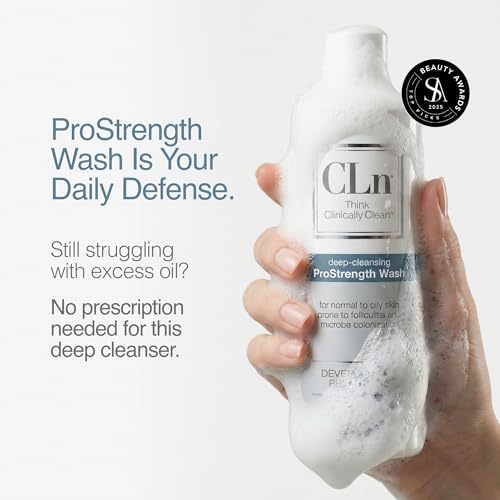 CLn® ProStrength Wash - PH-Balanced and Formulated for Daily Use with Salicylic Acid to Cleanse and Exfoliate Normal to Oily Skin for Men and Women with Body Odor, 8 fl oz. 8 Fl Oz (Pack of 1)