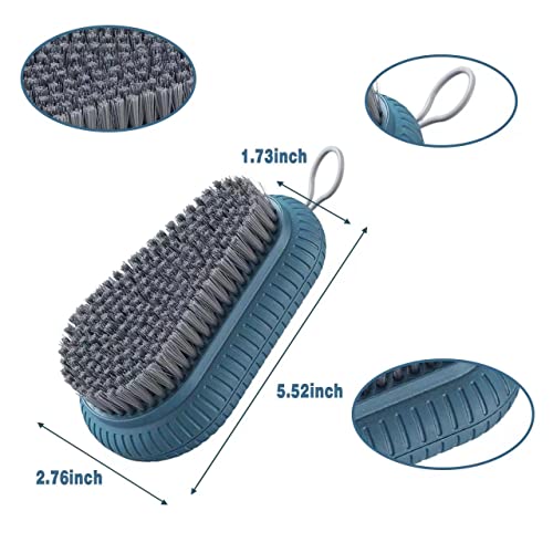 VWMYQ Heavy Duty Nail Brush Fingernail Scrub Brush, Durable Stiff Bristles Nail Scrub Brush, Hand and Nail Cleaning Brush for Men & Mechanics (Hand Wash Brush - Blue) Hand Wash Blue