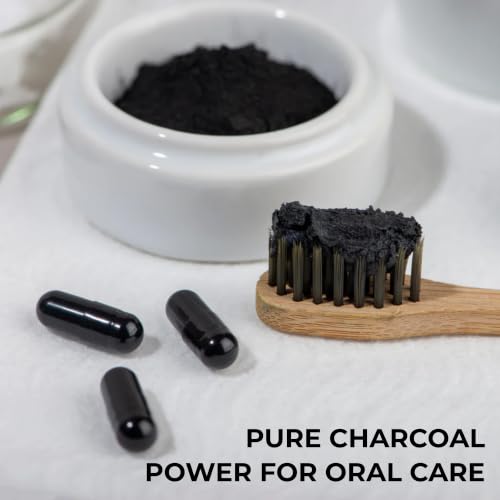 Organic Charcoal Powder by Schizandu - Activated Charcoal Natural, Vegan, Organic, GMO Free - Large Bottle 25 oz Powder