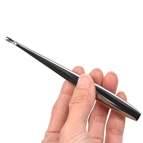 Cuticle Pusher Cuticle Cutter Dead Skin Remover Stainless Steel Cuticle Trimmer Tool for Nail Edges Cuticle Silver-JGC