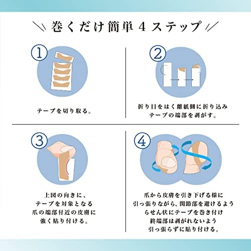 Mitsubishi Paper Winding Nail S Tape Self-Care Foot Care - BeesActive Australia