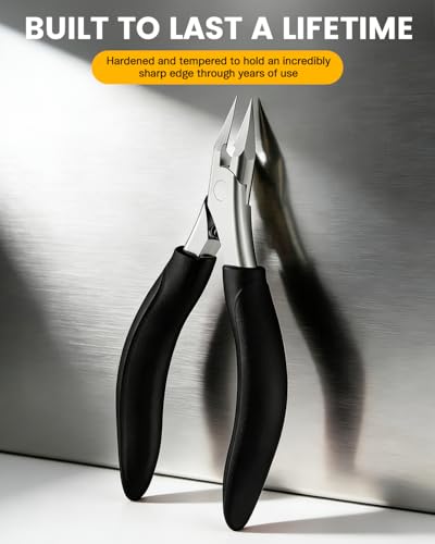 BEZOX Professional Toenail Clippers Black