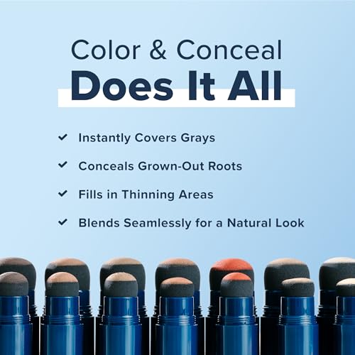 TRUHAIR Color & Conceal Waterproof Root Touch Up - Hair Cover Up for Gray Coverage and Hairline Filling - 11 Colors Available (Auburn) Auburn 0.2 Ounce (Pack of 1)