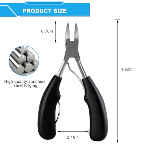 Long Handle Heavy-Duty Toenail Clippers for Thick & Ingrown Nails, Seniors