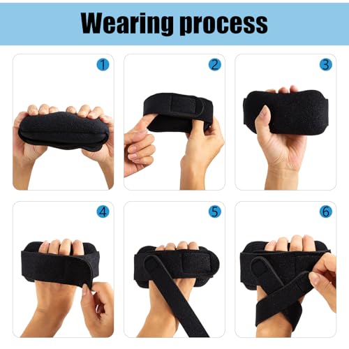 Palm Protector for Hand Contracture Palm Grip Finger Contracture Cushion for Arthritis, Skin Breakdown, Stroke Patient Rehab Hand Exercisers Contracture Prevention Pad