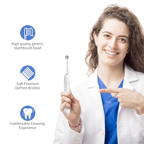 Replacement Toothbrush Heads for Oral B Braun, 16 Pack Electric Toothbrush Heads, Precision Clean Brush Heads Refill Compatible with Oral-B 7000/Pro 1000/9600/5000/3000/8000 (16pack) 16 Count (Pack of 1)