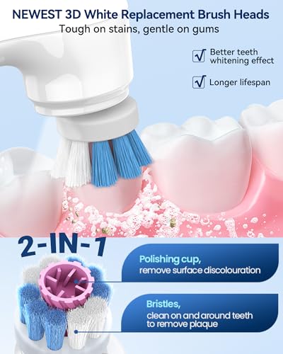 Tooth Polisher, Rechargeable Tooth Whitening Kit Teeth Cleaning Tools Off-white