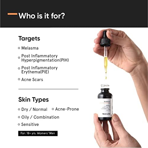Minimalist Tranexamic Acid Serum + HPA to Reduce Dark Spots, Melasma, PIE, PIH | For Smoother & Even Looking Skin| For Women & Men | 1 Fl Oz / 30 ml 1 Fl Oz (Pack of 1)