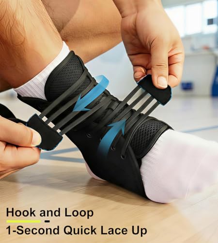 Ankle Brace for Men Women, Sports Sprain Support, Large, 1 Plate L(Ankle:13"-14") Support Plate of 1
