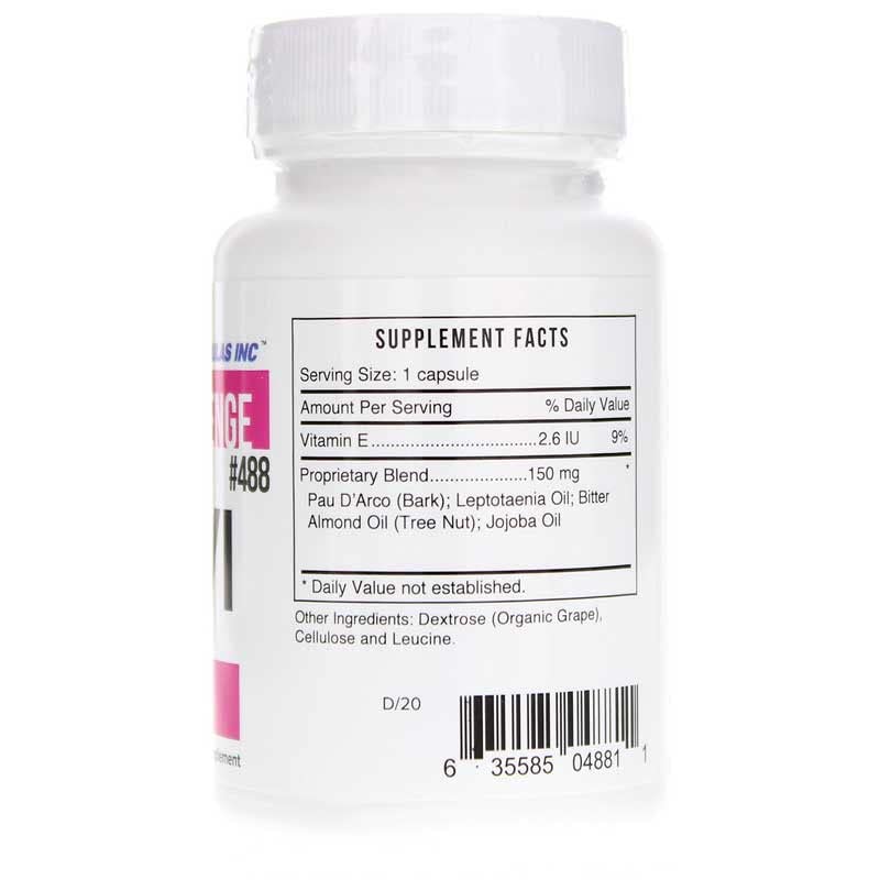 Systemic Formulas Bio Challenge #488 VIVI Virox - 30 Capsules. Powerful Immune Support Blend with PAU D’Arco, Leptotaenia Oil (Lomatium dissectum), Bitter Almond Oil, Jojoba Oil and Vitamin E.