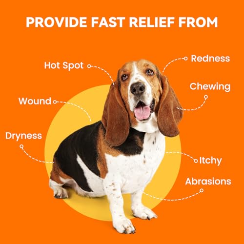 PUAINTA Dog Hot Spot Spray for Itch Relief - Quantum Silver Pet Skin Care 2oz