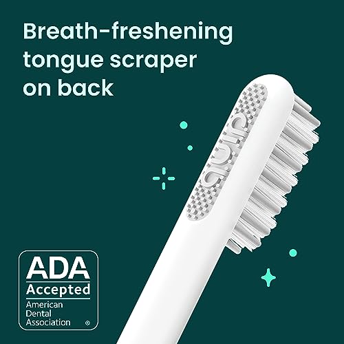 quip Sonic Toothbrush Replacement Heads for Adults - 3 Pack - Verified quip Standard Brush Head Refills for Electric Toothbrushes - Soft Bristles, Compact & Flexible - Last 3 Months Each 3 Count (Pack of 1)