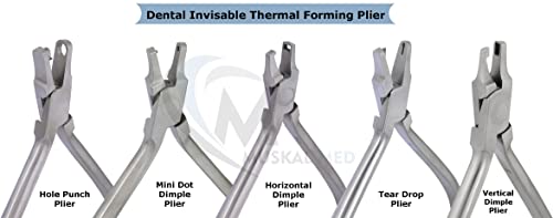 Orthodontic Dental Dimple Horizontal Plier Thermal Forming Retainer Clear Aligner Braces Plier
