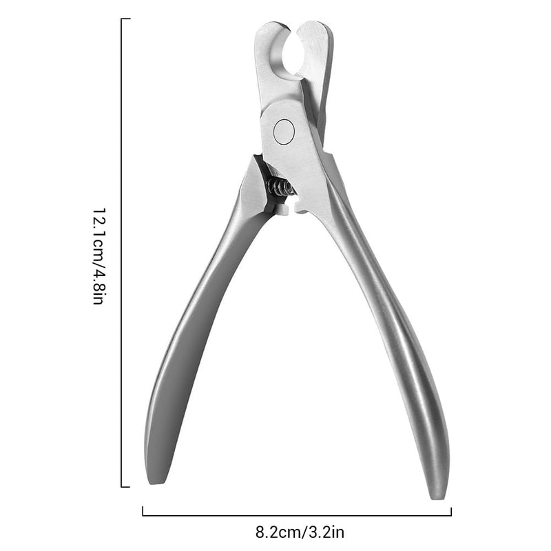 Cat Nail Clipper, Stainless Steels Pet Nail Cutters with Crescent-Shaped Cutter Avoid Overcutting for Dogs Cats Rabbits