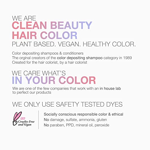 Celeb Luxury Colorwash Color Depositing Shampoo - Color Refresher, Vegan Hair Dye, Bondfix Bond Rebuilder, Viral and Gem Lites Ruby