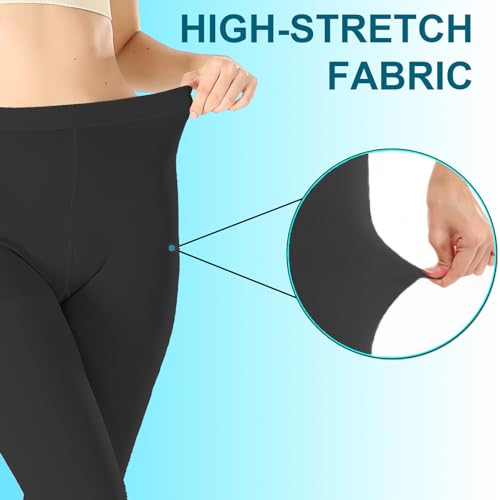Medical Compression Pantyhose 20-30mmHg,Medical Hose Tights Women Medium Closed Toe Black