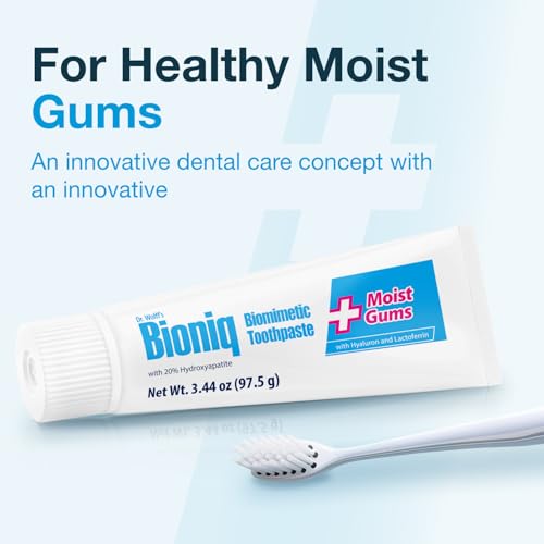 Bioniq Plus Moist Gums 20% Hydroxyapatite Toothpaste 3.44 Ounce (Pack of 3)