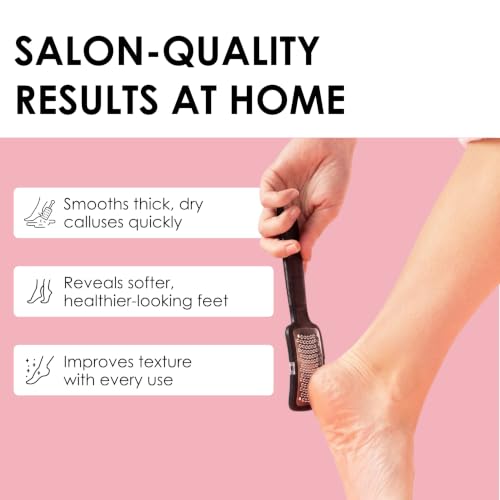 JAPONESQUE Wet Dry Callus Remover Foot File, Pedicure Tool for Removing Calluses and Rough Skin, Foot Scrubber for Heels and Dry Feet