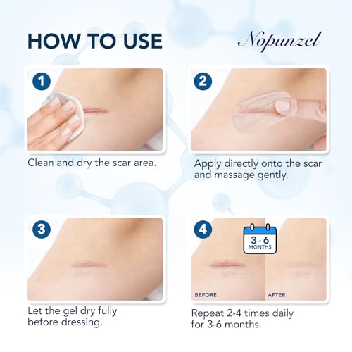 Silicone Scar Gel: Silicone Gel for Scars - Scar Cream - Advanced Scar Removal Cream for Old and New Scars - Medical Grade Silicone - Scalds Surgery Injury Stitches Burns - Fast Absorbing - 20g