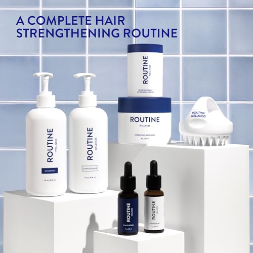 Routine Wellness Hair Serum, Rosemary, Argan, Tea Tree - 30ml (Pack of 2) Rosemary & Tea Tree Oil 1 Count (Pack of 2)