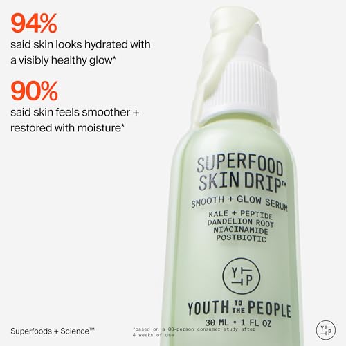 Youth To The People Superfood Skin Drip Smooth + Glow Face Serum (1 fl oz)