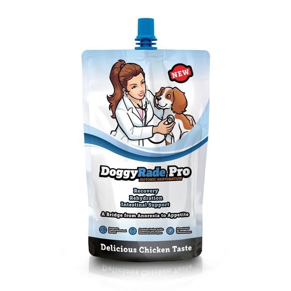 DoggyRade Pro Isotonic Drink for Dogs Recovery Rehydration & Intestinal Support 500ml