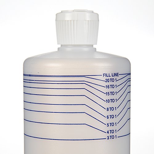 378 Oz Mixing Bottle for Dog Shampoo, Large Dilution Bottle with Precision Measurement, Bundle with Pet Hair Removing Glove, Ergonomic, Leak-Proof Pet Care [Pack of 2] - BeesActive Australia