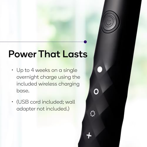 Burst Original Sonic Electric Toothbrush for Adults (Black) | Soft Bristle Black