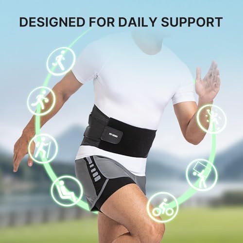 Steel Plate Back Brace Lumbar Support for Lower Back Pain Men Women