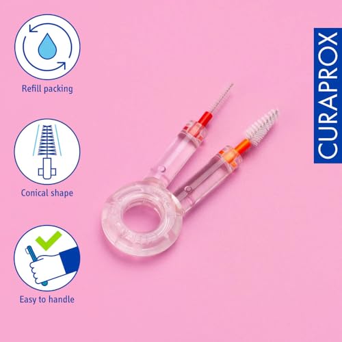 Curaprox Ortho Travel Set, Pink, Set with CS 5460 Ortho, Toothpaste, IDB