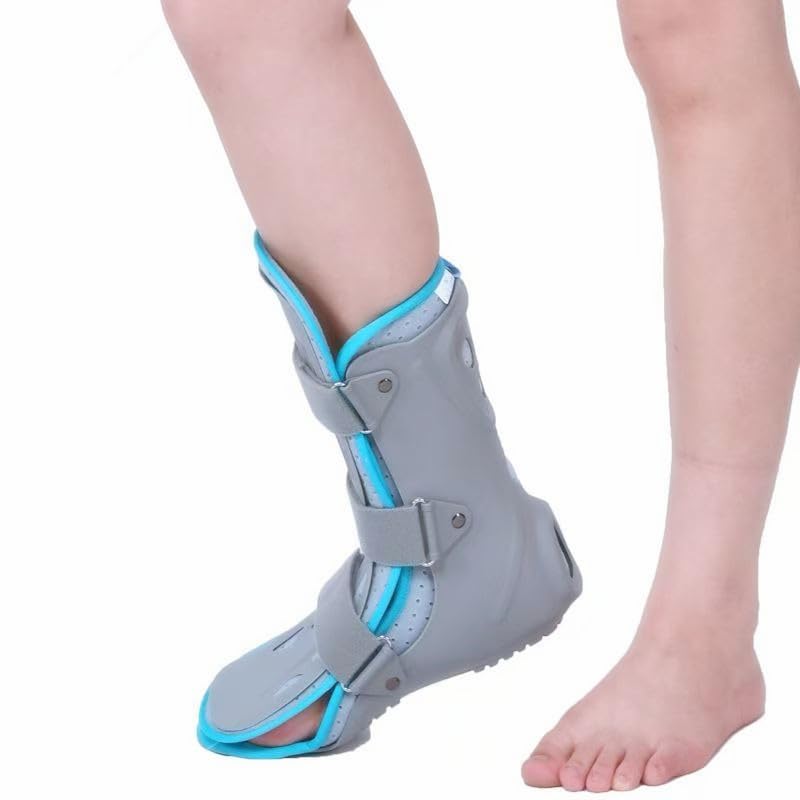Ankle Foot Orthosis Brace, Walking Boot, Adjustable Support with Straps, Protective Medical Recovery Boot (L, Right) L