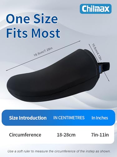 Foot Toes Ice Pack Wrap for Broken Toe & Bunion Pain,Reusable Cold & Heat Pack for Top of Foot & Forefoot Surgery Recovery,Best Ice Sock for Gout,Injuries,Swelling,Neuropathy Relief (1pcs) 1 Black