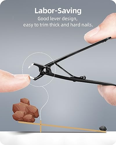 EBEWANLI Straight Nail Clipper, Large Toenail Clippers for Thick Toenails 1 Piece