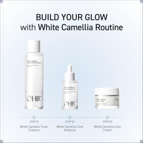 White Camellia Glutathione Core Toner Essence, 200ml/6.76 fl oz