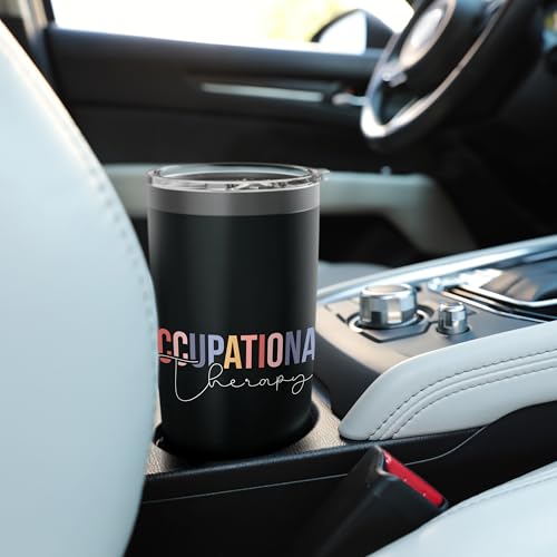 Occupational Therapy - Healthcare Occupational Therapist Stainless Steel Insulated Tumbler Black 20 Ounces