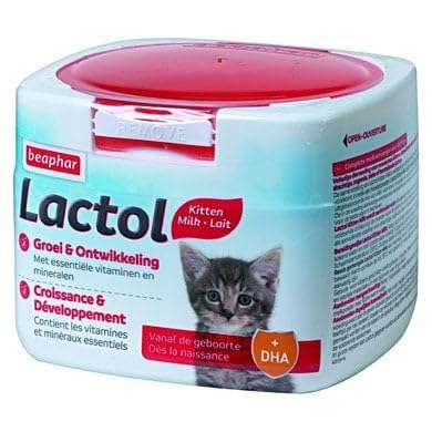 BEAPHAR - Lactol rearing milk - for kittens - from birth - breast milk substitute with DHA, vitamins and minerals - supports healthy rearing and strengthening - 500 g 500 g (pack of 1) - BeesActive Australia