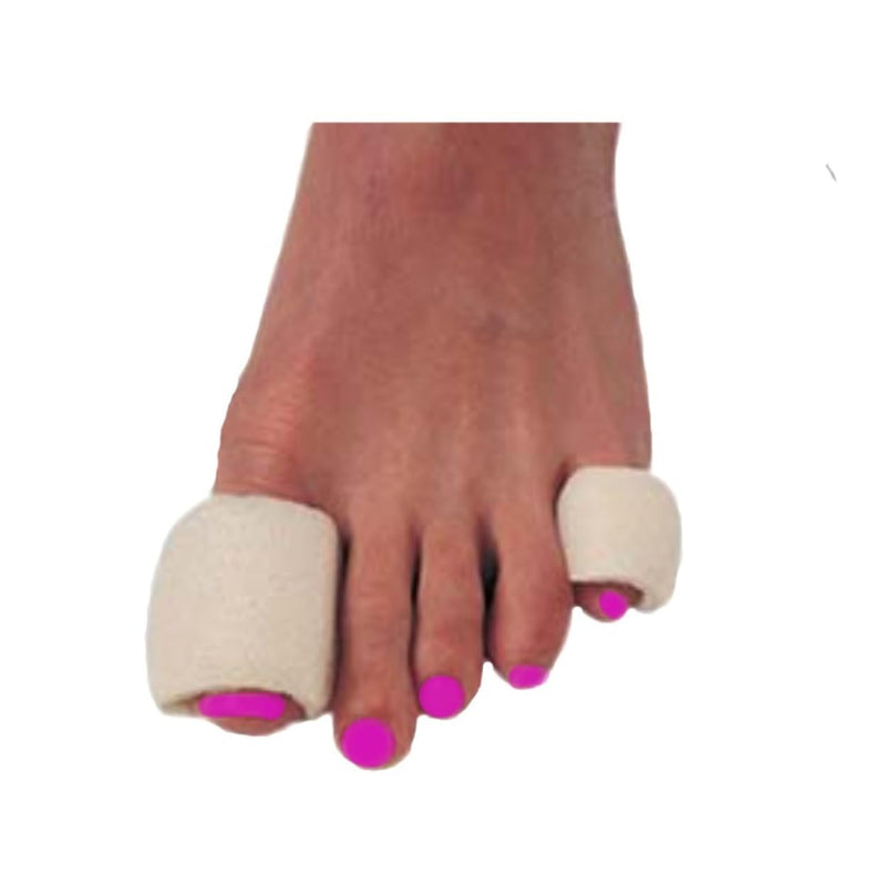 Dr. Jill's Foot Pads, Y2050, Tubefoam, 3 Inch Pieces, 16 Count, Size Small, 5/8"